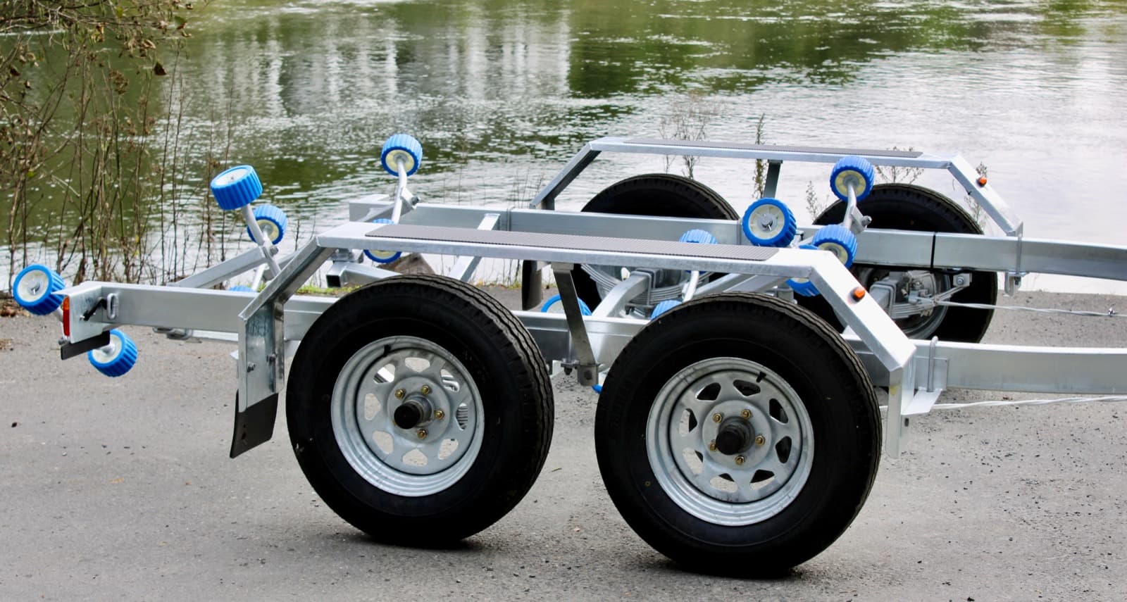 Tandem 700 galvanised boat trailer NZ